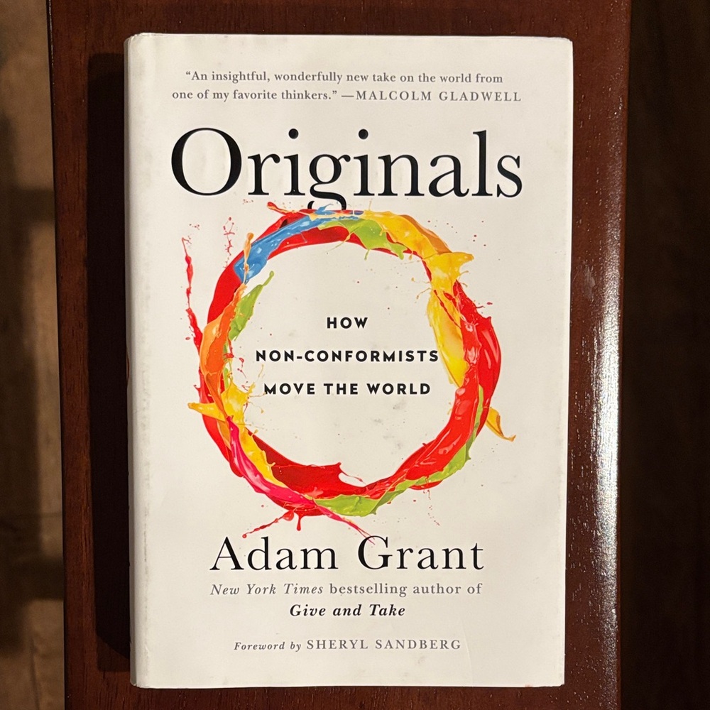 Originals by Adam Grant - Vibrant Abstract Cover